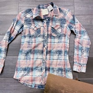Orvis plaid button down